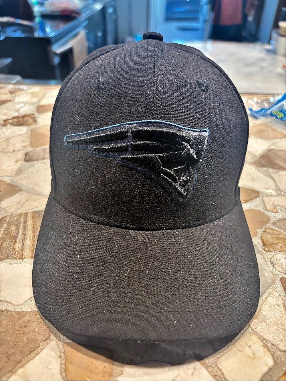 New Era New England Patriots 39THIRTY Patriots Black M-L Cap